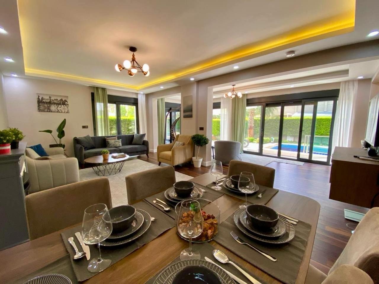 Villa Annabell1 With Swimming Pool And Jacuzzi, 3 Floors Belek Eksteriør bilde