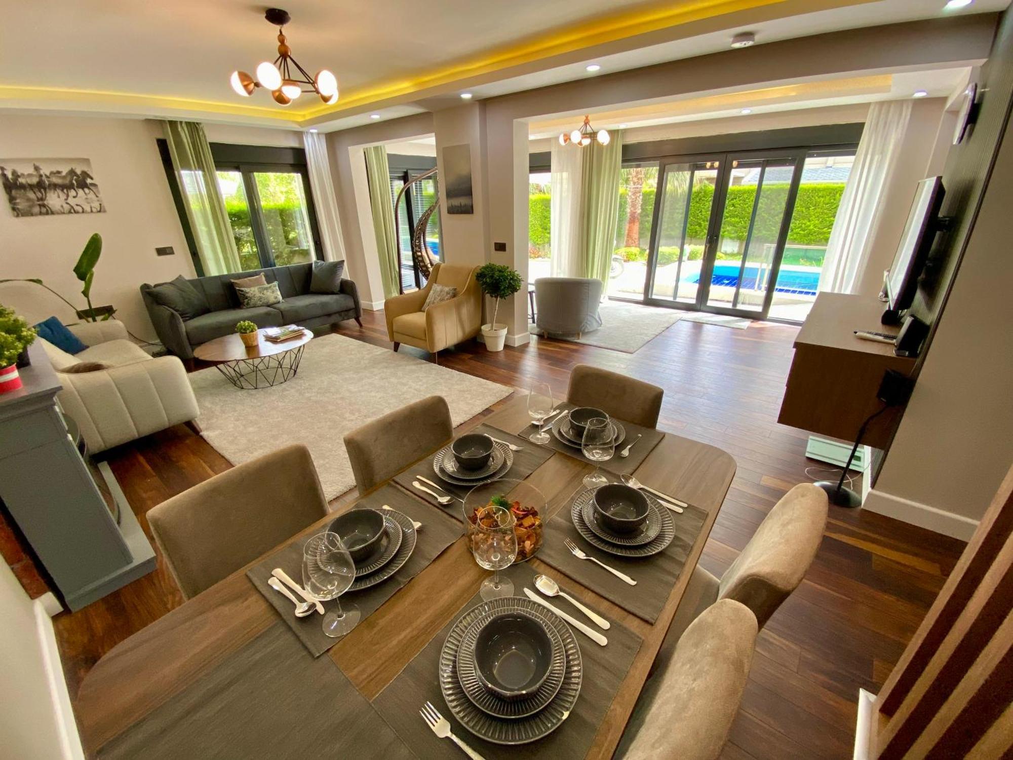 Villa Annabell1 With Swimming Pool And Jacuzzi, 3 Floors Belek Eksteriør bilde