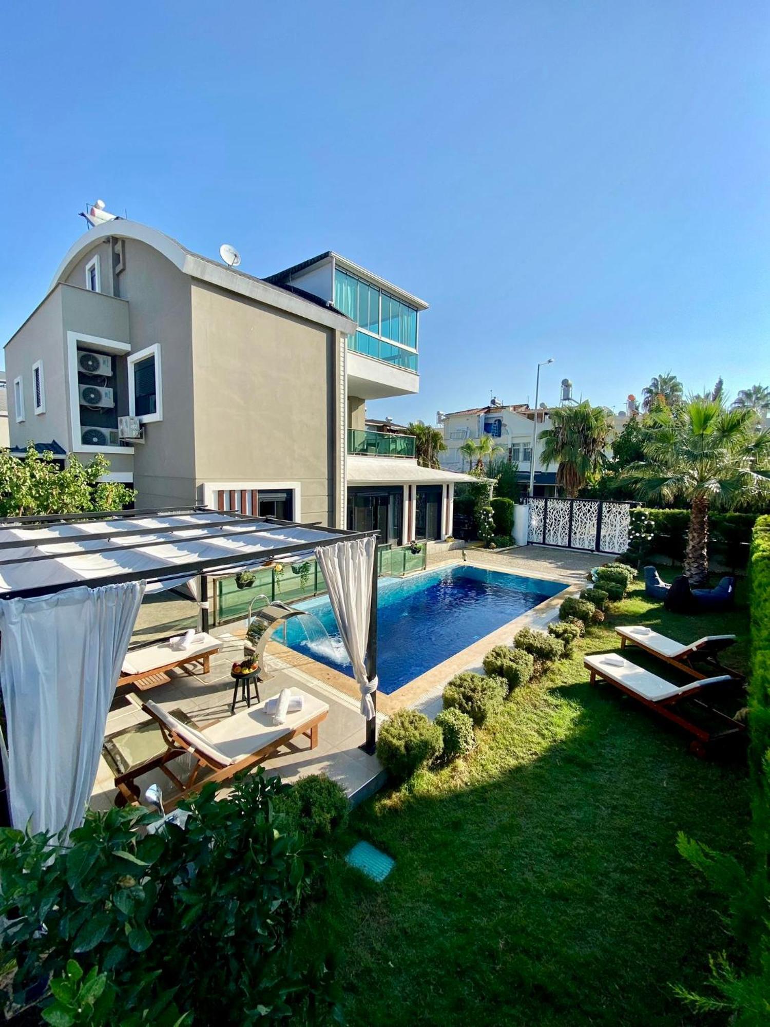 Villa Annabell1 With Swimming Pool And Jacuzzi, 3 Floors Belek Eksteriør bilde